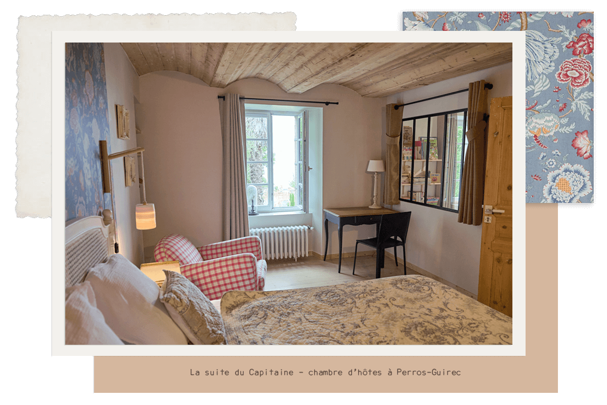 La suite du Capitaine, chambre d'hôtes à Perros-Guirec, Bretagne
