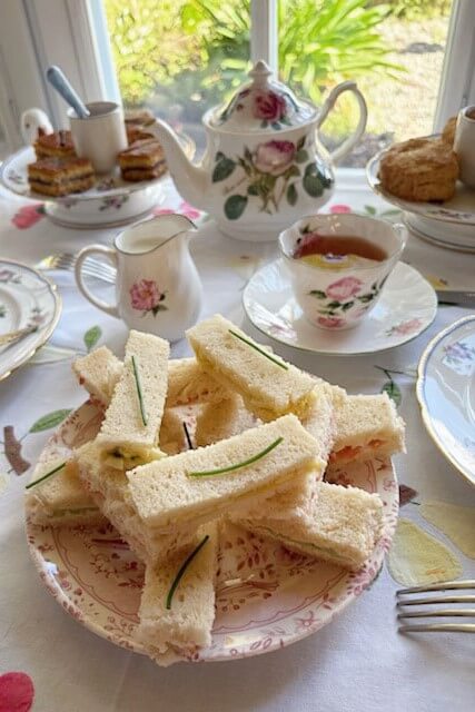Finger Sandwich au Tea time de Ker Peoc'h, maison d'hôtes à Perros-Guirec